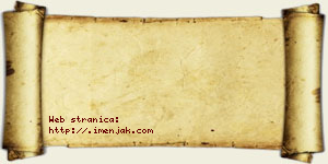 Jefimija Čenedić vizit kartica